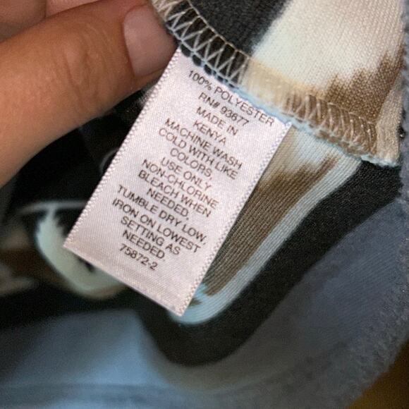 Mutual Weave Mens Ivory southwestern Fleece 1/4 Zip Pullover Sweatshirt Small - Picture 7 of 10